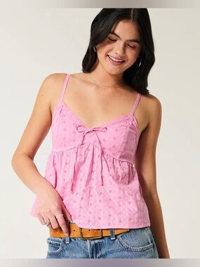 Hollister Pink Babydoll Tank
